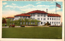 Postcard PA College Of Engineering Carnegie Institute Technology Pittsburgh picture