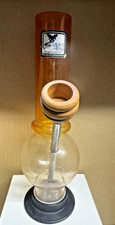 Vintage Unused  Sarahs Family Orange tobacco Bong Unused 12 Inch Org directions picture