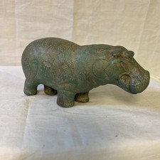 Vintage 60's Egyptian Hippo Artifact Replica Alva Museum Replica 1963 AMR Rare picture