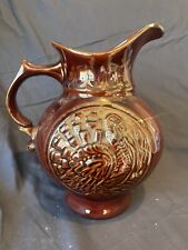 Vintage McCoy Pottery Thanksgiving TURKEY Pitcher picture