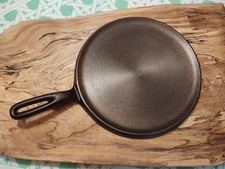 Restored Cast Iron 8 Lodge Griddle Fantastic Swirl Marks Nice Excellent picture