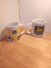 John Deere Coffee Mugs Gibson Collectable Advertising Coffee Cups/Mugs picture