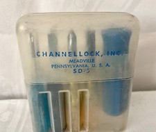 Vintage CHANNELLOCK SD-5 8-Pc Screwdriver Set USA Original Case NOS picture
