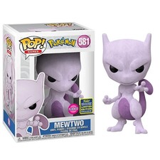 Funko Pop Pokemon Mewtwo 581 Flocked 2020 Summer Convention Exclusive New picture