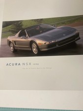 1998 Acura NSX Original Car Sales Brochure Catalog Rare Exotic Sports Car picture