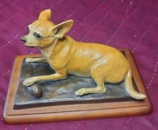 Unique One Of A Kind Bronze Sculpture of Chihuahua Dog & Peanut Hollerin Contest picture