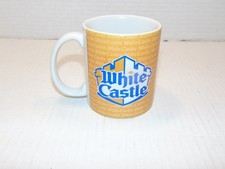 Vintage Yellow/ orange White Castle Coffee Mug picture