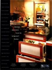 SUB-ZERO Vintage Print Ad Poster Integrated 700 Series Refrigerator Kitchen Ad picture