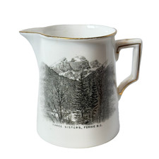THREE SISTERS FERNIE B.C. CANADA Souvenir CHINA TRINKET CREAMER picture