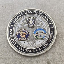 Grants Pass Police Department Challenge Coin picture