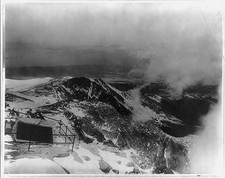 Photo:Pikes Peak Colorado 1910s Summit Mountain View Snow Scene picture