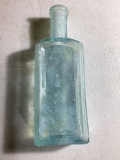 Antique Clear  Bottle Hand Blown 5.5” Unmarked Clear picture