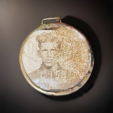 Antique WWI DuPont Engineering Co Employee Photo ID Badge Old Hickory Works TN⁠ picture