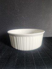 Vintage CorningWare French White 2.5 Liter Casserole Dish F-1-B picture
