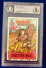 Rare 1/1 GPK Beyonce Knowles Carter Sketch Garbage Pail Kids Flashback BAS Auto picture