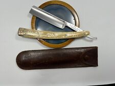 Vintage 11/16” Dubl Duck Goldedge Straight Razor Shave Ready Solingen Germany  picture
