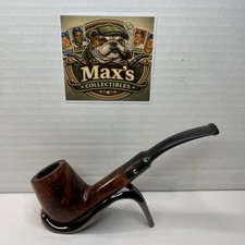 Vintage Comoy’s Guildhall 746 Slightly Bent Billiard Oval Shank C On Stem picture