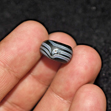 Authentic Ancient Mosaic Gabri Glass Bead in Perfect Condition picture