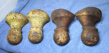 Antique Set Of 4 Cast Iron Ball  Foot Bath Tub Legs picture
