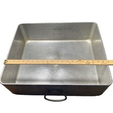 Vtg Wear Ever  Aluminum Roasting Pan. No Lid picture