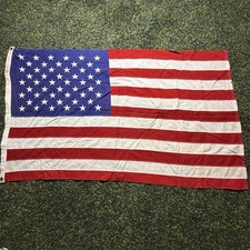 Vintage Annin Defiance 100% Cotton US Flag 3'x5' American Flag Stitched picture