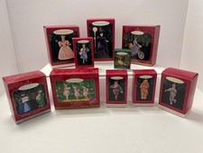 Vintage 1990s Hallmark Wizard of Oz Keepsake Ornament Lot of 10 w/ Boxes  picture