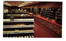 The ABBEY Wine and Liquor Shoppe Southfield MI vintage postcard unposted picture