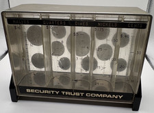 VINTAGE M.A. GERETT INC COIN BANK- Security Trust Company - Coin Sorter picture