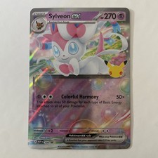 Sylveon ex 100 Black Star Promo 30th Celebration Anniversary picture