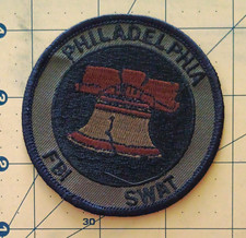Philadelphia Police Patch SWAT Liberty Bell - Pennsylvania / FBI Single Patch picture