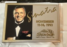 1993 FRANK  SINATRA Sands Hotel/Casino  3 1/2