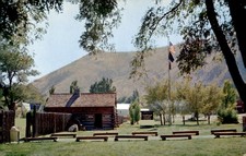 Fort, Genoa, Nevada, trading post, museum, 1911, relics, settlers Postcard picture