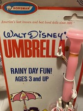 Vintage Disney Umbrella New Mary Poppins Cinderella NIB 1960's Horsman picture