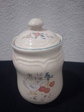 Vintage Marmalade International Goose Cherry Ceramic Canister Jar With Lid picture