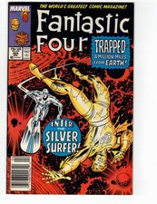 Fantastic Four #325 1988  Ron Frenz Cover Silver Surfer Newsstand RARE Awesome picture
