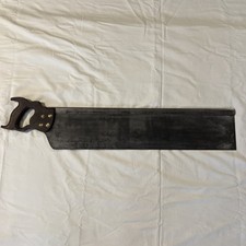 Antique Disston & Sons Philada 26 Inch Miter Saw Backsaw 1896-1917 picture