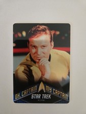 Scarce Star Trek Connections: MC2 Captain Kirk Shatner Metal Parallel Card /75 picture