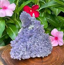 Grape Agate Amethyst Blue Chalcedony Large 262 Grams picture