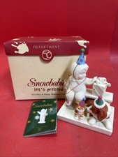 Dept 56 Snowbabies It's Not a Party Without You Let's Pretend #69388 Cat & Dog picture