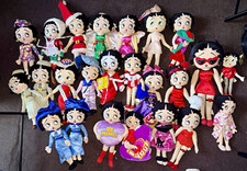 [24 Total] Vintage Betty Boop Plush Doll Lot Assorted With Clothes & Hang Tag picture