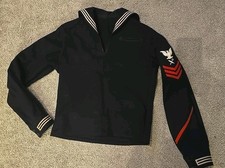Vintage US Navy Cracker Jack Uniform Wool Jumper Shirt Size 36 EXCELENT Clean picture
