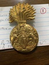 Royal Scots Fusiliers Cap Badge 1914 picture