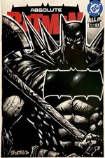 Absolute Batman #1 - 4th Print Blank Sketch Variant w/Original Art by Sportelli picture