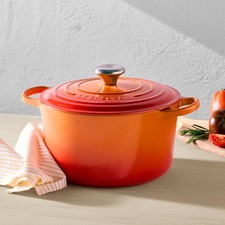 Le Creuset Signature Enameled Cast Iron Deep Round Oven, 6.5-Qt, Sea Salt picture