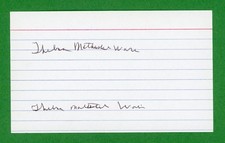 Thelma Mothershed-Wair DEC member Famous Little Rock Nine Signed 3x5 Card E28998 picture
