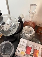 2 Decanter Sets + Shot Glasses picture