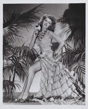HOLLYWOOD BEAUTY RITA HAYWORTH CHEESECAKE PORTRAIT 1940s COBURN ORIG PHOTO 798 picture
