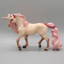 Schleich Bayala Fantasy Pink Unicorn 2017 Fairy Horse Flowers Jewels picture