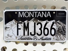 ADVENTURE AWAITS ROCKY MOUNTAIN MEDICAL FOUNDATION MONTANA LICENSE PLATE picture