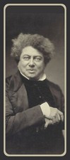 ALEXANDRE DUMAS - French Novelist - Laminated Bookmark - 2.5 x 6 in picture